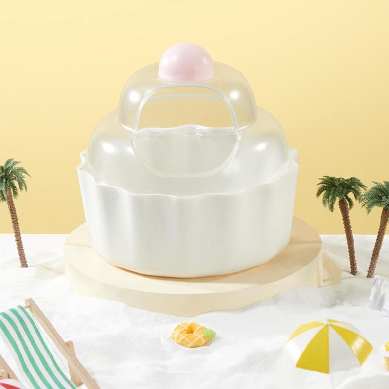 Adorable Transparent Hamster Bathtub & Sand Box | for Hamsters, Chinchillas & Mice | Pet Accessories, Hideout & Bath Supplies #HamsterToys #SmallPetBath #PetAccessories #HamsterBathroom #TransparentPetBasin #SmallPetHideout 2