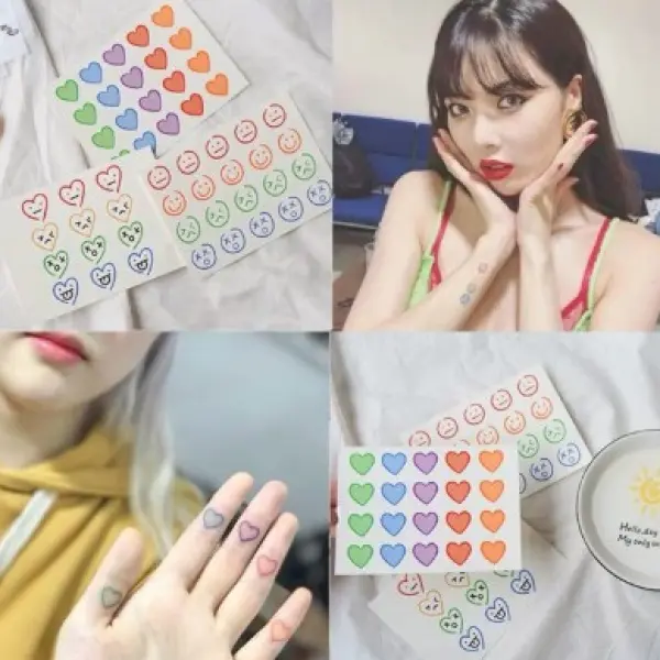 Mẫu EMOJI Hình Xăm Dán, Hình Xăm Tattoo Cao Cấp