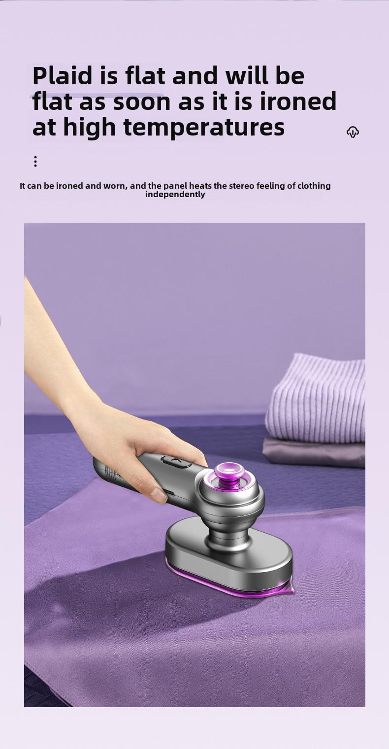 Product Introduction of Mini household small portable dry and wet dual-use rotary folding atomizing steam electric iron hanging ironing machine 9