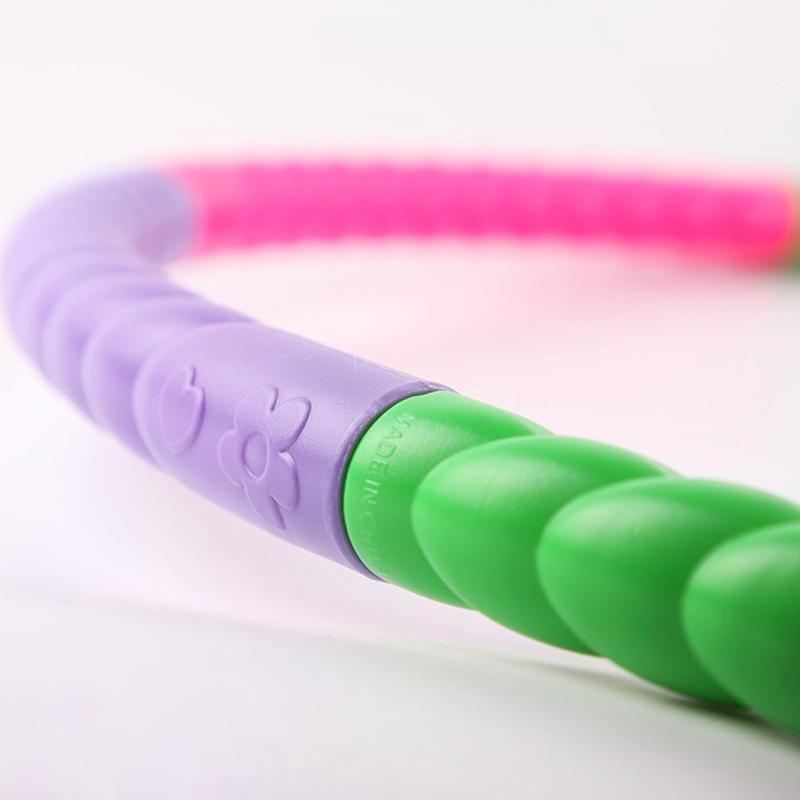 Product Introduction of Removable Sport Hoop Children'S Exercise Circle Plastic Massage Deconstructable Gymnastics Hoop 21