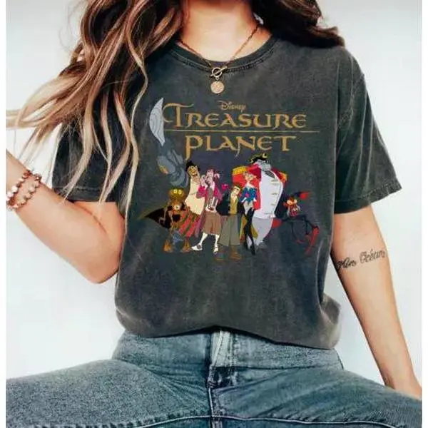 Treasure Planet Logo and Characters T-Shirt Unisex Adult Kid Shirt