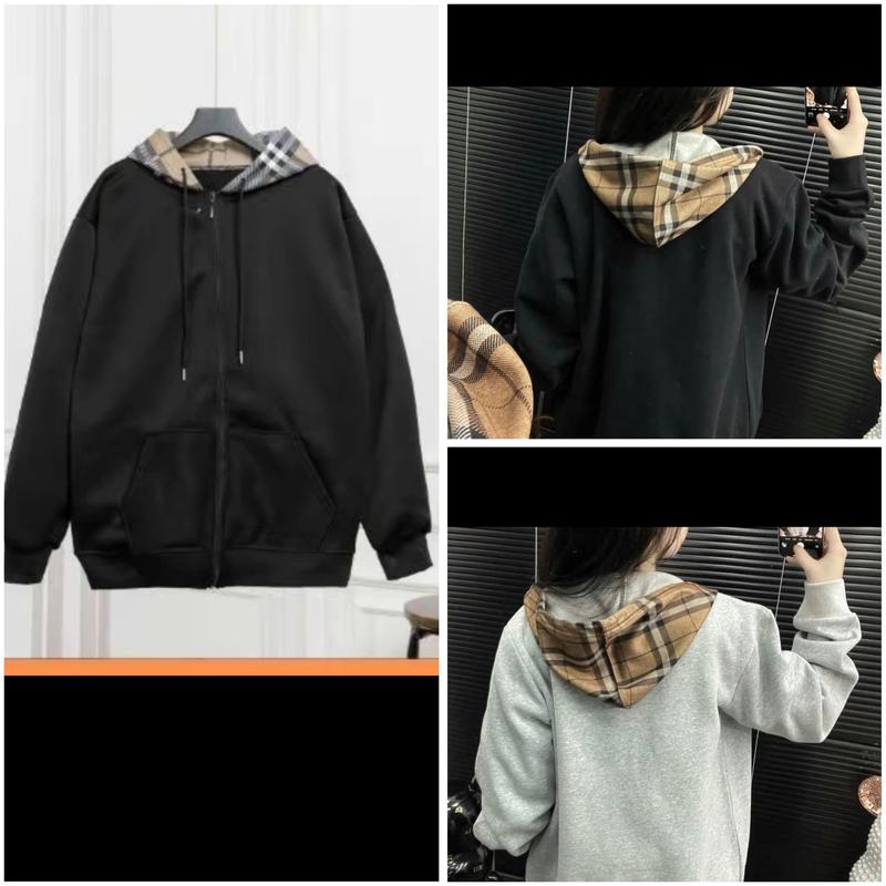 Áo Mũ Vàng Có Khóa Hoodie Nỉ Bông Hai Lớp Tay Bo chun Nam
