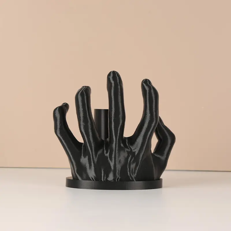 3D Printing Hand Shaped Design Decorative Ornament Supplies, 1 Count Toilet Paper Holder, Desktop Placement, Bedroom, Office Ornament Creativity 8