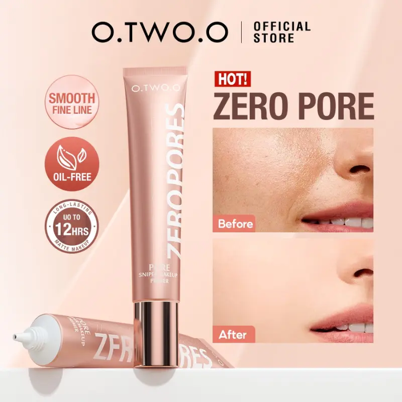 OTWOO Makeup Base Cream Invisible Pore Soft Focus Makeup Primer Lasting Oily 3