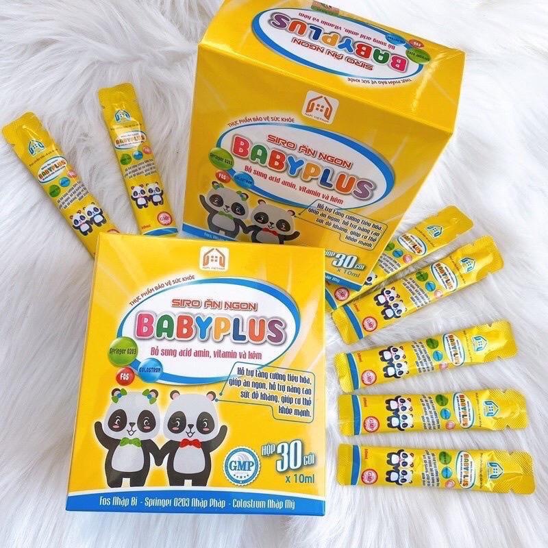 Siro Baby plus Ăn ngon, ngủ ngon [ 1 hộp 30 gói]