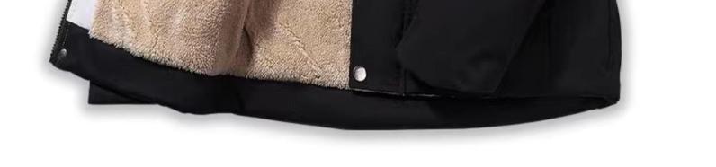 Product Introduction of Warwolf Natural Color Berber Fleece Cotton Coat Men's Winter Coat Fashion Brand Fleece-lined Thickened Casual Hooded down Jacket Men's Women 15