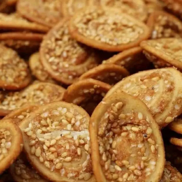 Bánh Tai Heo Mè Nước Cốt Dừa tuổi thơ, túi 500g siêu ngon 1