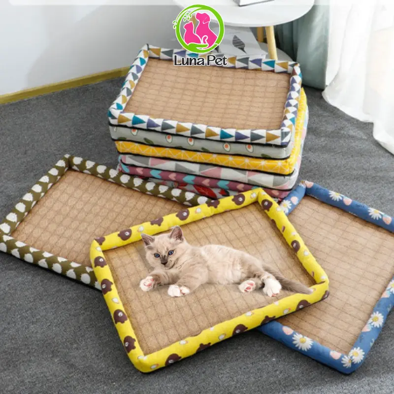 Nệm Chiếu Luna Pet NN05 Thoáng Mát Mùa Hè Cho Thú Cưng Nhiều Kích Thước - Thảm Cho Chó Mèo 1
