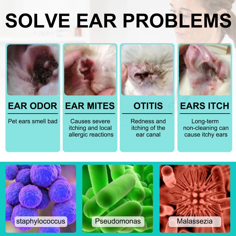 Product Introduction of [Ready Stock & Cod] Elaimei Pet Ear Cleaning Liquid Ear Mite Removal Child Meatus Acusticus Cleaning for Cats and Dogs Ear Cleaning Liquid 50ml 7