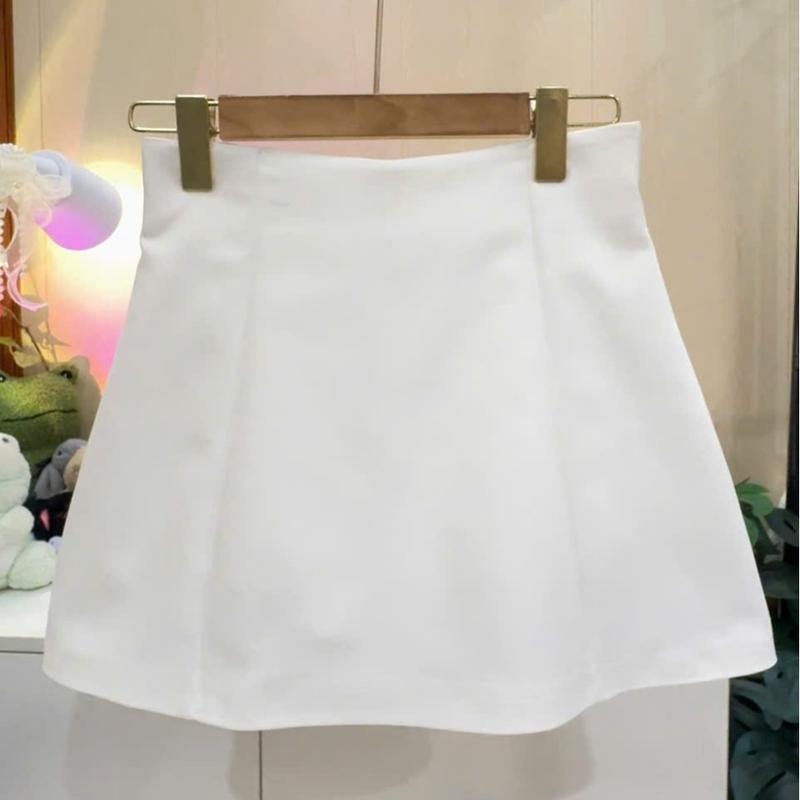 Chân Váy Ngắn Chữ A Cạp Lưng Cao BIG SIZE Kiểu Xòe Phồng Chất Kaki Mềm Tôn Dáng