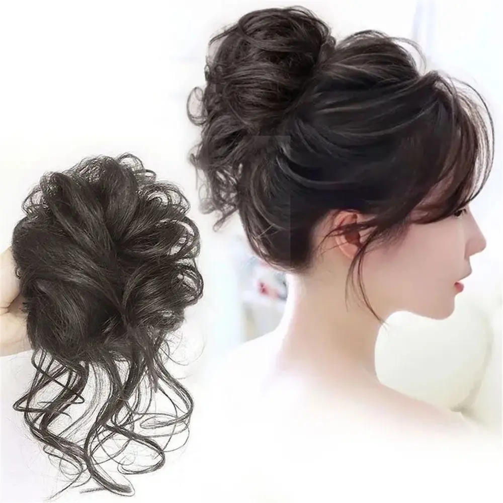 Fashionable Round Wig for Women Hair Accessories Braided Hair Tool