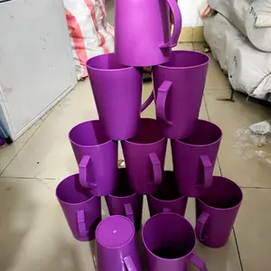 gelas gagang  valume 450ml / gelas plastik alesta