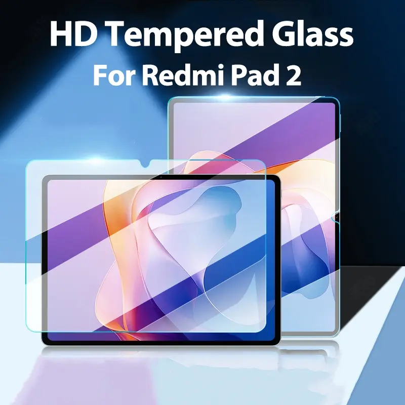 Tempered Glass Screen For Redmi PAD 2 / PAD PRO (12.1")/Redmi Pad SE 11" Xiaomi Pad 7/7 Pro Poco Pad M1 Mi Pad SE 8.7"