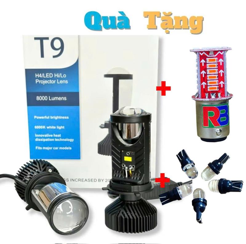 GIÁ LẺ 1 BÓNG RBHL2001A ĐÈN PHA LED BI CẦU MINI T9_RB CẮT SÁNG CHỐNG CHÓI CHÂN H4 LẮP NHƯ ZIN CHO Ô TÔ& XE MÁY BẢO HÀNH 12 THÁNG Tặng 5 Bóng Xinhan báo số demi Chân T10+ Hậu Audi Cao Cấp #T9#RB STORE'S#LEDT9#PHUTUNG#RB#DENLEDT9#LED#RB#LAMHUNGLONG