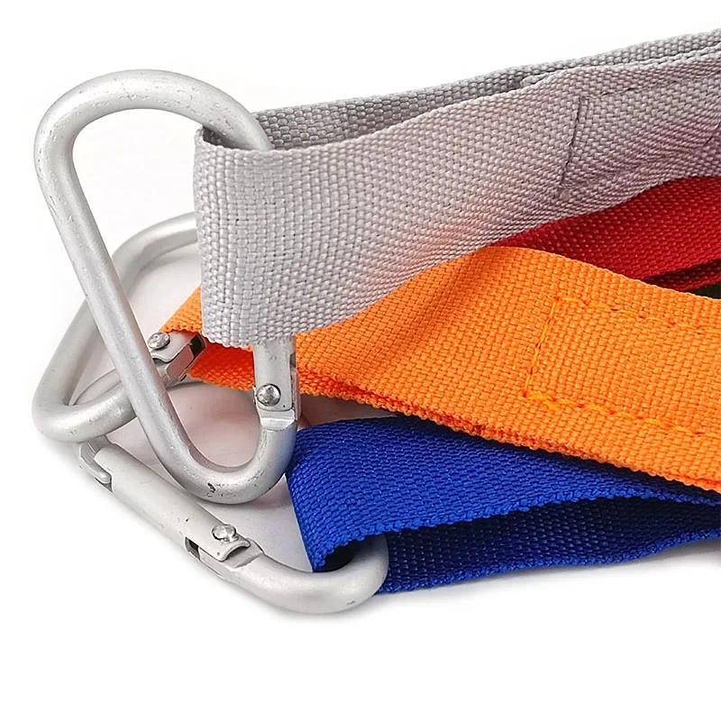 Product Introduction of 1PC Elastic Kayak Paddle Leash Fishing Rod Leash Stretchable Coiled Lanyard Leash Safety Rope Carabiner Rowing Boats Accessories 10