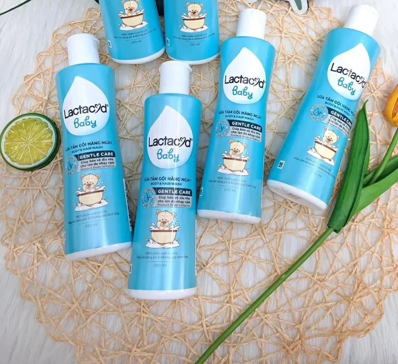 Sữa Tắm Gội Cho Bé Lactacyd Baby Extra Milky & Gentle Care  Giúp Nuôi Dưỡng Da, Tăng Sức Đề Kháng Cho Da (250ML, 500ML) 4