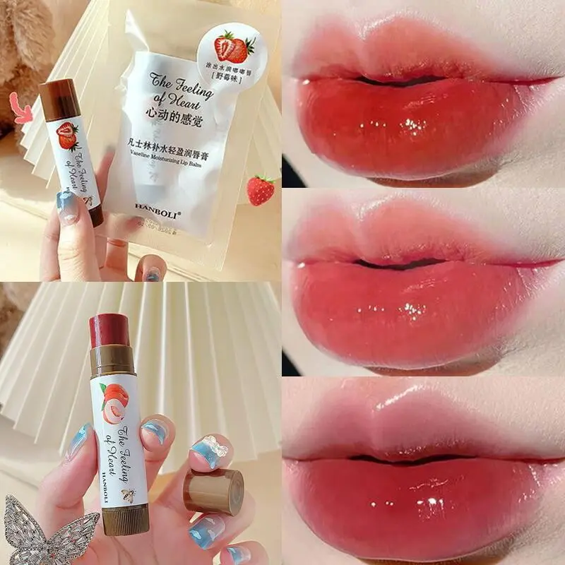 Son Dưỡng Môi, Hương Trái Cây, Dưỡng Ẩm, Dưỡng Ẩm, Nuôi Dưỡng, Đường Viền Môi Khiến Mờ, Không Màu, Son Dưỡng Môi Đổi Màu Tre Nữ Cosmetic 0