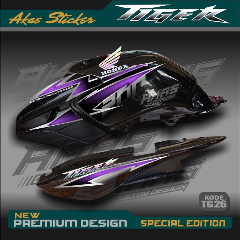 Striping Tiger Revo Variasi Striping Tiger Custom HOLOGRAM kode TG26 8