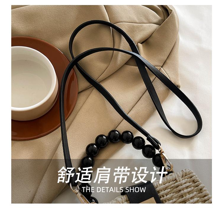 Product Introduction of Túi Rơm Dệt Tay INS, Thiết Kế Đặc Biệt Túi Vuông Nhỏ Phong Cách Phương Tây Bờ Biển Mới, Túi Messenger Đeo Vai, Xu Hướng 2025 17