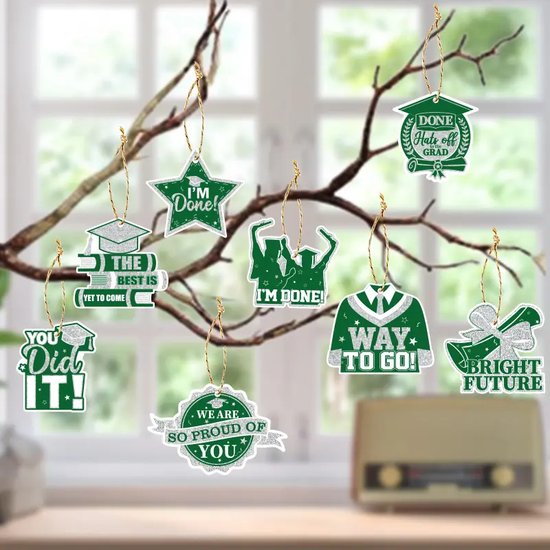 Graduation Ceremony Decoration Pendant Tag Graduation Season Party Decoration Charm Hanging Decoration Small Decoration Atmosphere Sense Graduation Season Party Photo Props