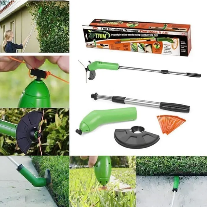 ALAT POTONG RUMPUT ELEKTRIK PORTABLE ZIP TRIM MESIN TRIMMER RUMPUT TAMAN 6