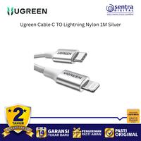 Gambar Ugreen Power Delivery PD Cable USB C to Lightning 1M 70523 Silver for Fast Charging iPhone iPad dari Sentra Digital Kota Surabaya 3 Tokopedia