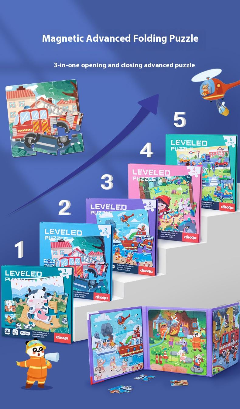 Product Introduction of Advanced Magnetic Puzzle 3-6 Years Old, Baby and Child Early Education Educational Toys Magnetic Puzzle Book 1