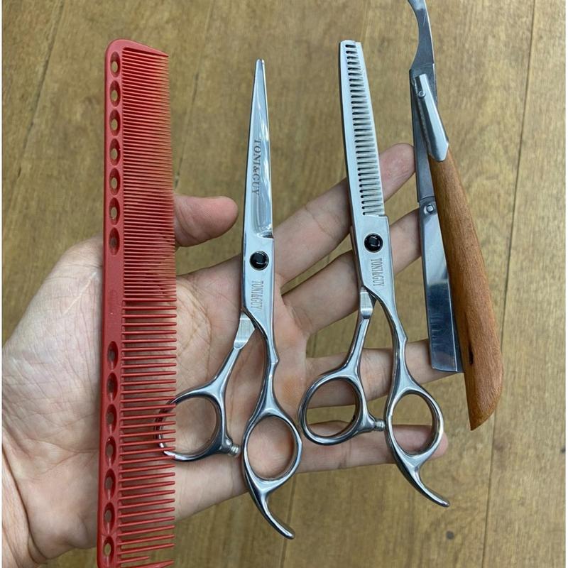  Kéo cắt tóc và kéo tỉa tóc Toni&Guy Dụng cụ cắt tóc cao cấp dành cho anh em baber Salon tóc 