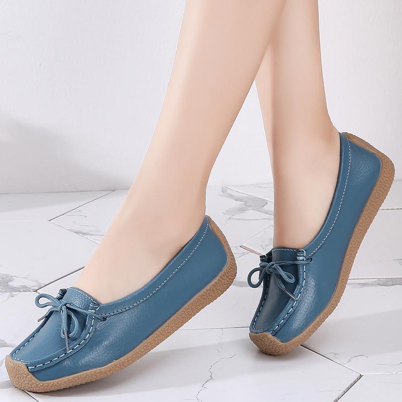 Product Introduction of JINTOHO Summer Women Fashion Casual Shoes Leather Slip-on Luxury Lofers Ladies Designer Sneakers Hollow Out Breathable Women Flat Shoes 23