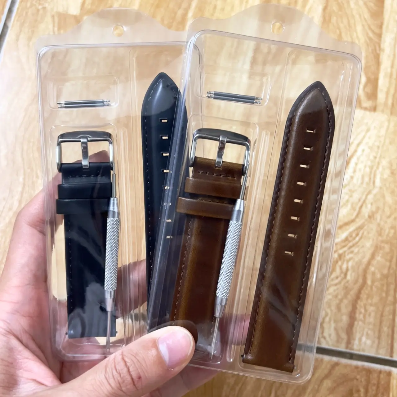 Dây Da Đồng Hồ Đeo Tay Thay Thế Cho Fossil, DW, Smartwatch Chốt Gắn Thông Minh