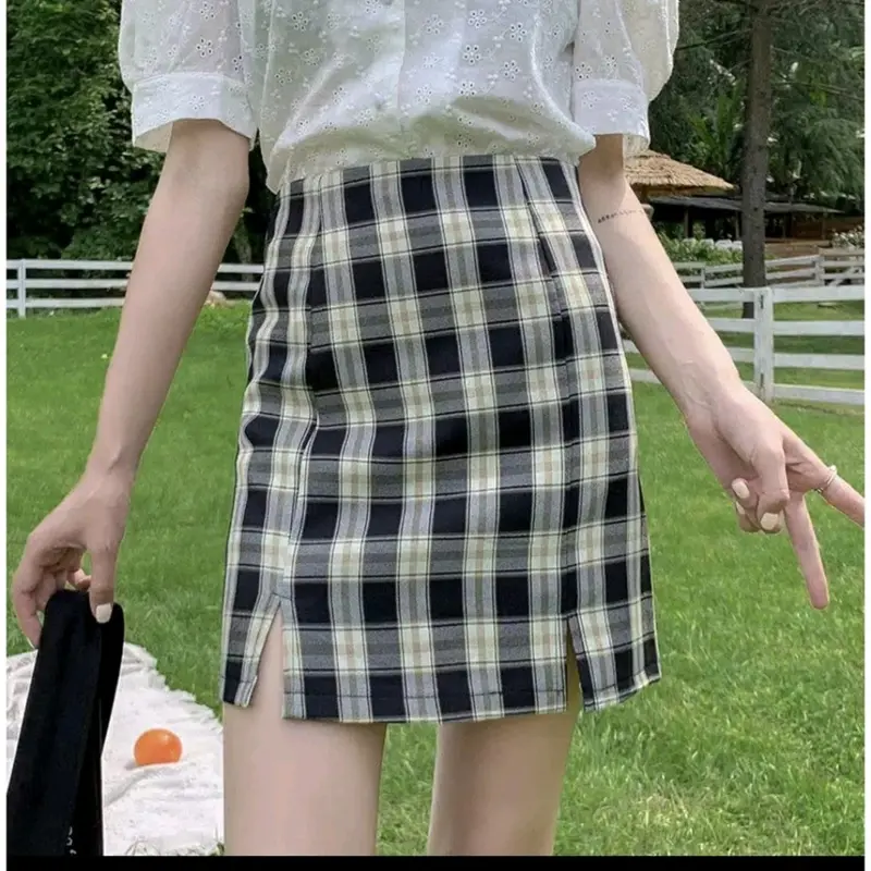 Ken Grosir rok aline motif kotak tartan 5