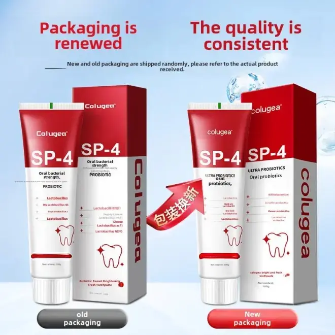 Probiotics SP4 ยาสีฟันคอลูกเต๋า ให้ลมหายใจสดชื่น คราบปากสะอาด ขจัดคราบฟัน