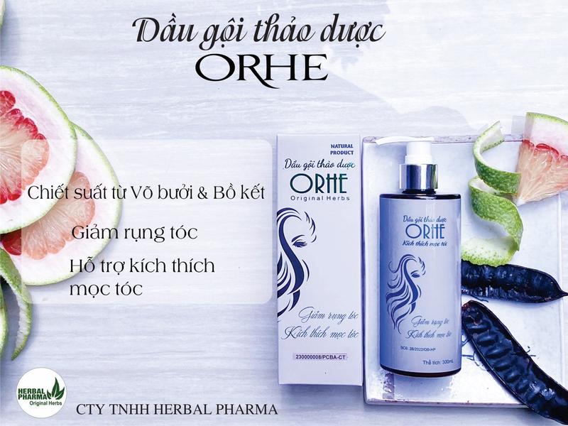 DẦU GỘI THẢO DƯỢC GIẢM RỤNG TÓC, HỖ TRỢ MỌC TÓC ORHE 4