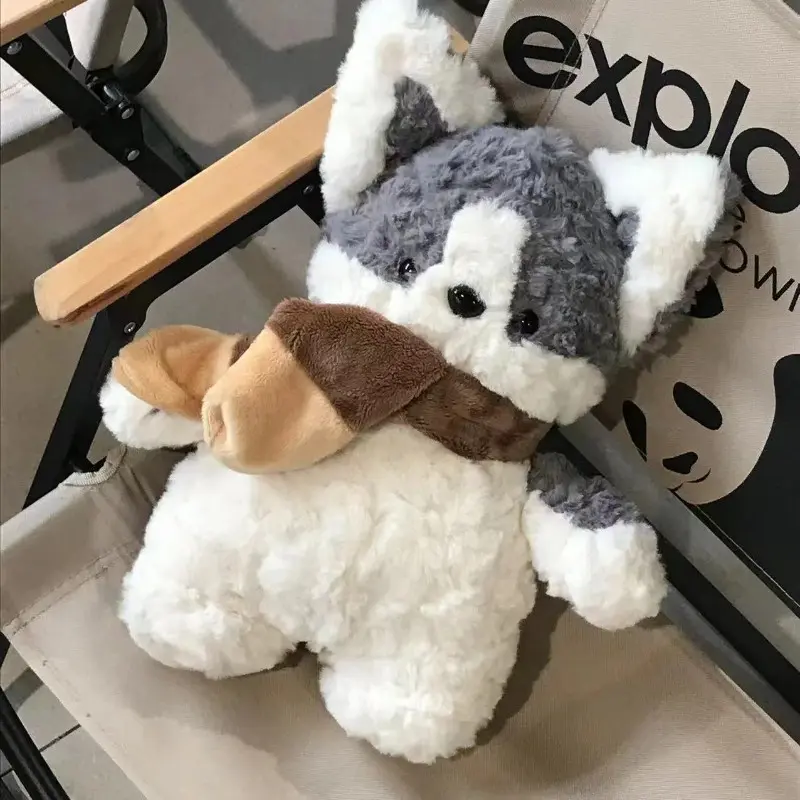 Búp Bê Đồ Chơi Nhồi Bông Hình Cún chó Con, Thời Trang Và Dễ Thương, Thích Hợp Để Ngủ, Thiết Kế Hoạt Hình Dễ Thương, Quà Sinh Nhật 4