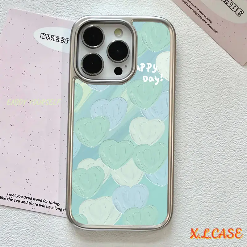 Casing Lembut Pelapis Transparan Wajah Tersenyum Berwarna-warni Kompatibel Untuk iPhone XR 13 15 11 7Plus 11 13 15 12 14 Pro Max 7 X 8 Plus SE 2020 XS MAX Penutup Anti Guncangan 5