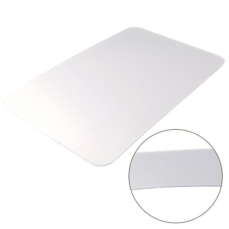 KAR Oval Square 3D Acrylic Mirror Wall Sticker Self Adhesive for Bathroom Home Decor 3