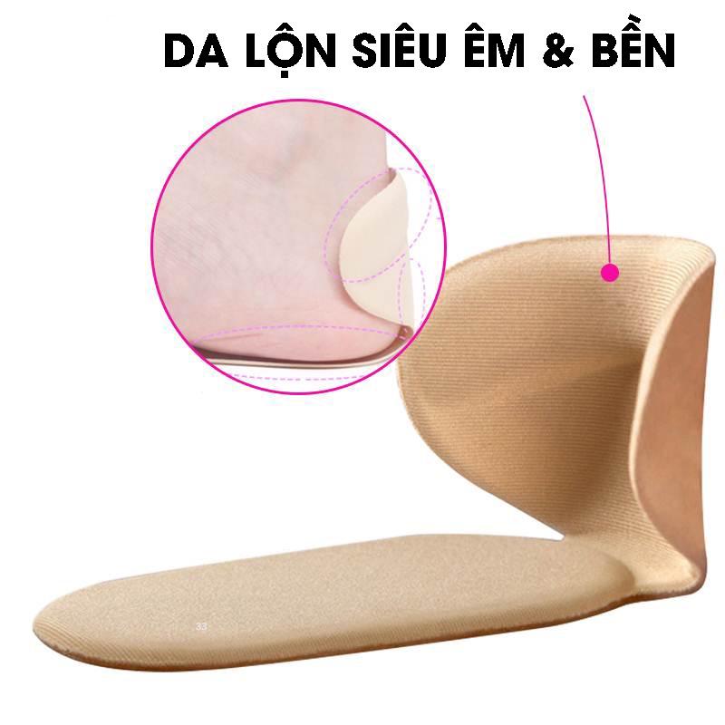 (Bộ 2) Miếng Dán Lót Gót Giày Nữ Chống Nhấc Gót, Tăng Size Giảm Đau Chân Cho Giày Cao Gót Nữ, Giầy Bệt, Giày Da Nam 5