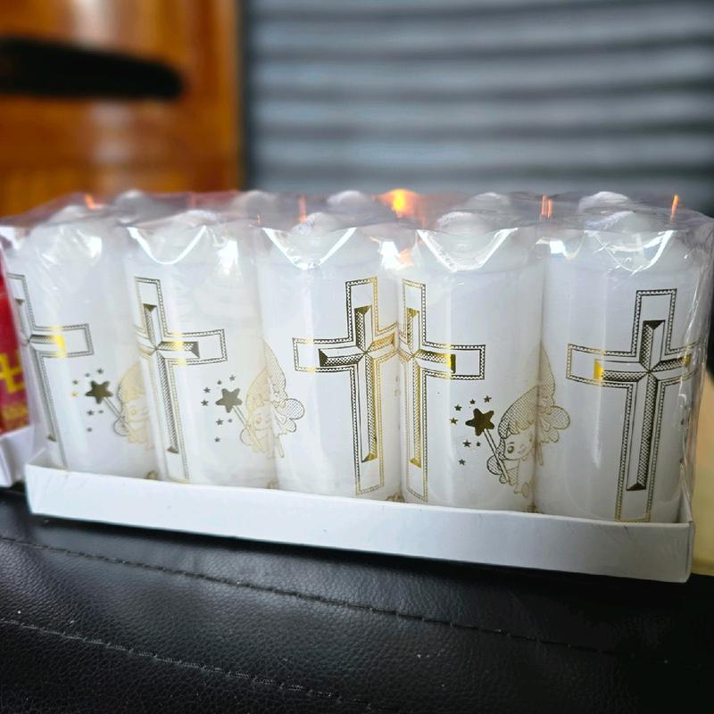 [Loại 1] 10 viên Đèn cầy gió không tắt, nến sáp sáp thơm - Decor - Nến Thơm 6