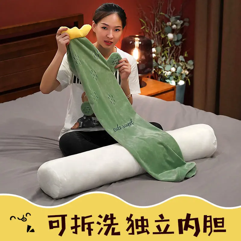 Gối Ngủ Dễ Thương, Gối Dài, Hỗ Trợ Chân, Đệm Đầu Giường Phòng Ngủ, Thích Hợp Cho Phụ Nữ Mang Thai, Có Thể Tháo Rời Và Giặt Được, Lý Tưởng Cho Ký Túc Xá Sinh Viên, Năm 2024 1