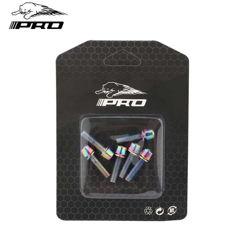 Ốc vít lục giác KHÔNG RỈ gắn pô tăng xe đạp IIIPRO M5*18mm