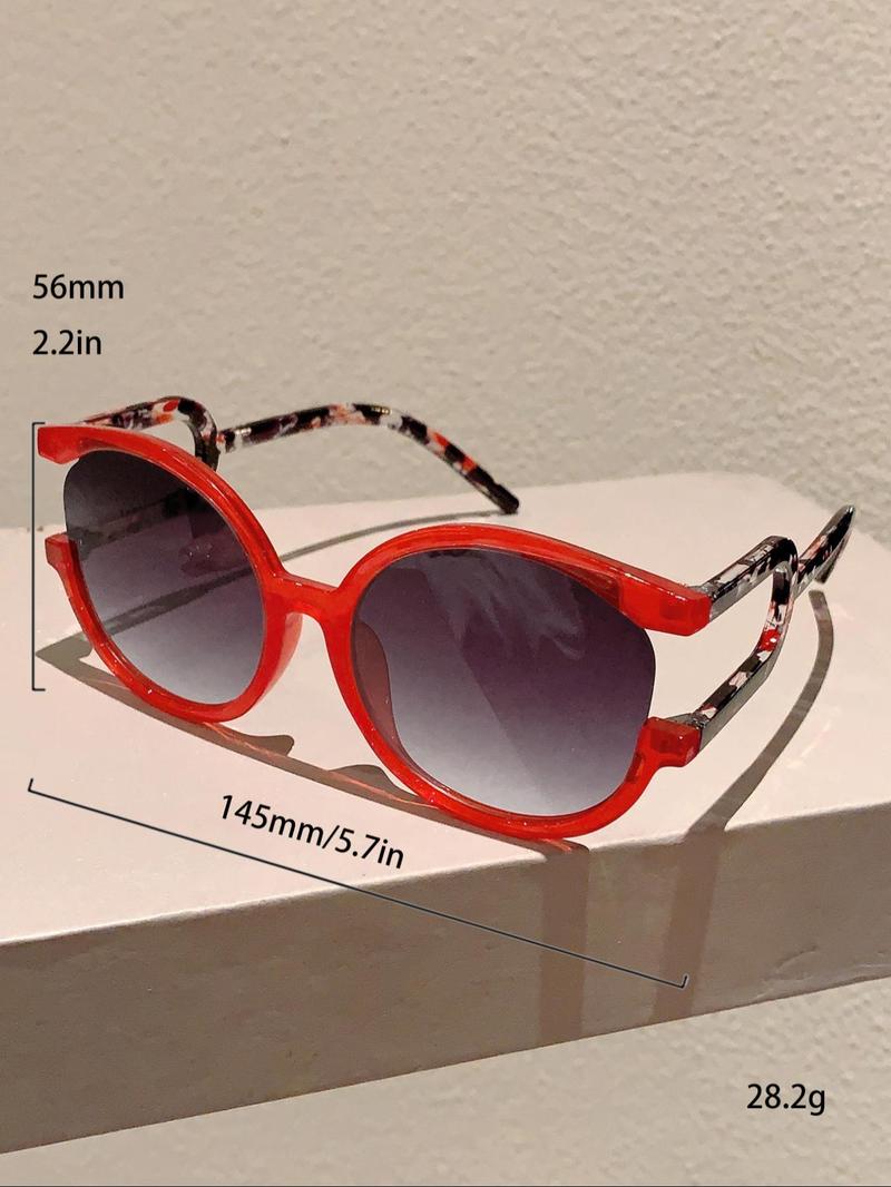 Product Introduction of Retro Outdoor Round Frame Fashion Sunglasses, Travel Glasses Trends 2024 for Women, 2024 New Style Sun Protection Sunglasses for Trip & Driving Use 7