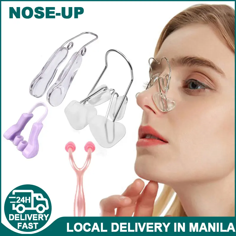 Kẹp Nâng Định Hình Mũi, Silicon Mềm An Toàn, Nâng Và Làm Đẹp Mũi, Dụng Cụ Duỗi Và Chỉnh Sửa Ngã Mũi Phẫu Thuật Chỉnh Hình, Dụng Cụ Bó Sát Thích Hợp Cho Mũi Rộng Và Ọp Ẹp Skincare
