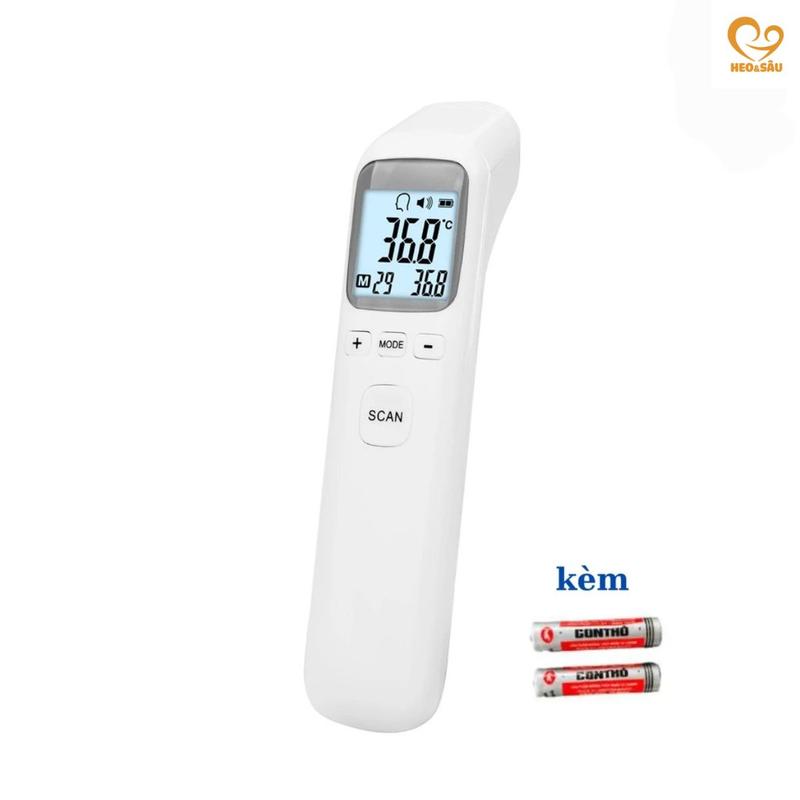Nhiệt Kế Điện Tử INFRARED model CK-T1803 Kèm 2 Pin A A A