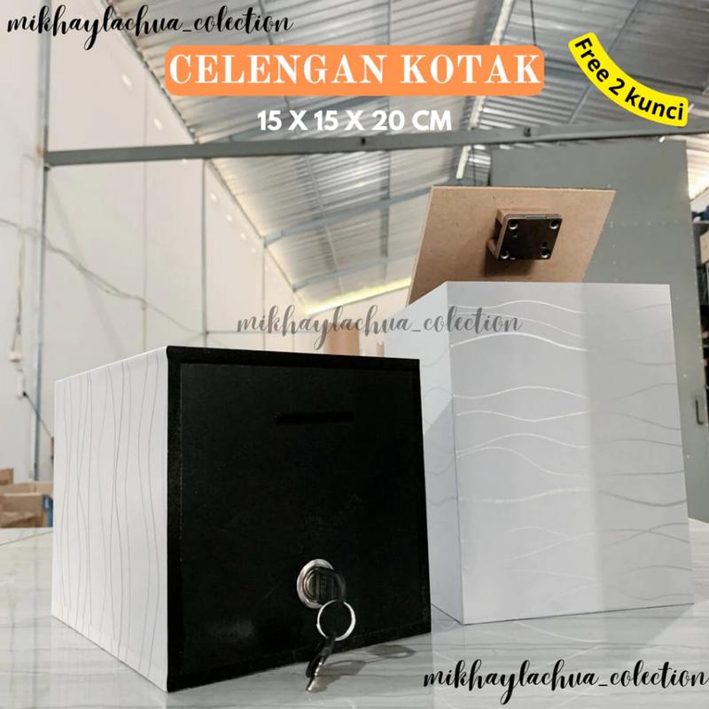 CELENGAN TARGET JUMBO VIRAL + KUNCI UKURAN 15CMX15CMX20CM BERMOTIF ...