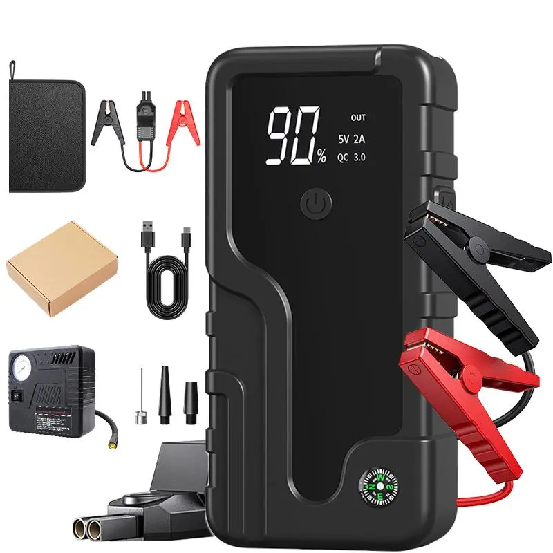 3500A Peak Jump Box, 1 Set 12V Portable Jump Starter with LED Lighting, Smart Short Circuit Protective Battery Pack for Car, Car Accessories
