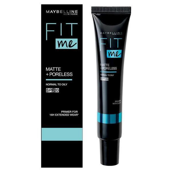  Kem Lót Maybelline Kiềm Dầu Lâu Trôi Ngăn Xuống Tông   Maybelline Fit Me Matte + Poreless 16h Mattifying Primer 30ml 