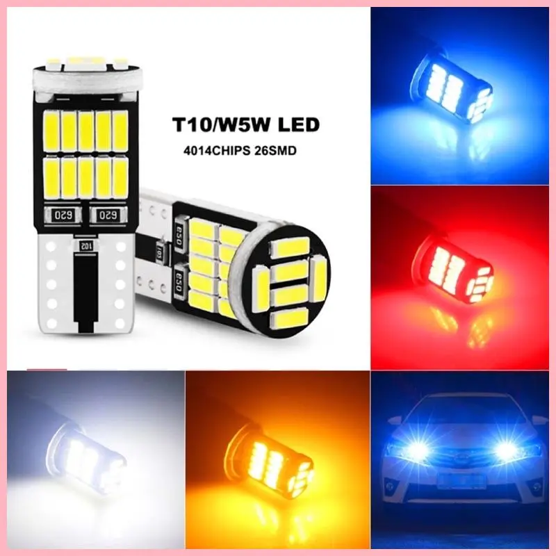 COD หลอดไฟ LED T10  26 ชิป ไฟหรี่ ไฟป้ายทะเบียนรถ T10 W5W สำหรับทั้งรถยนต์ และ มอเตอร์ไซค์ พร้อมส่ง
