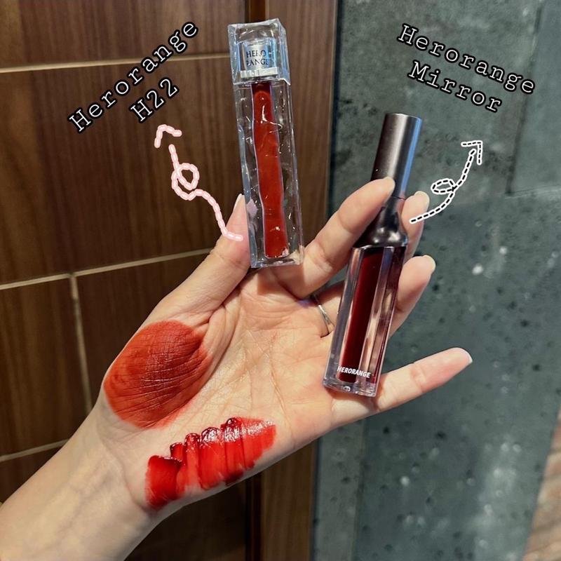 [COMBO 2 SON] SON BÓNG HER MIRROR 08 và SON KEM LÌ HERO H22