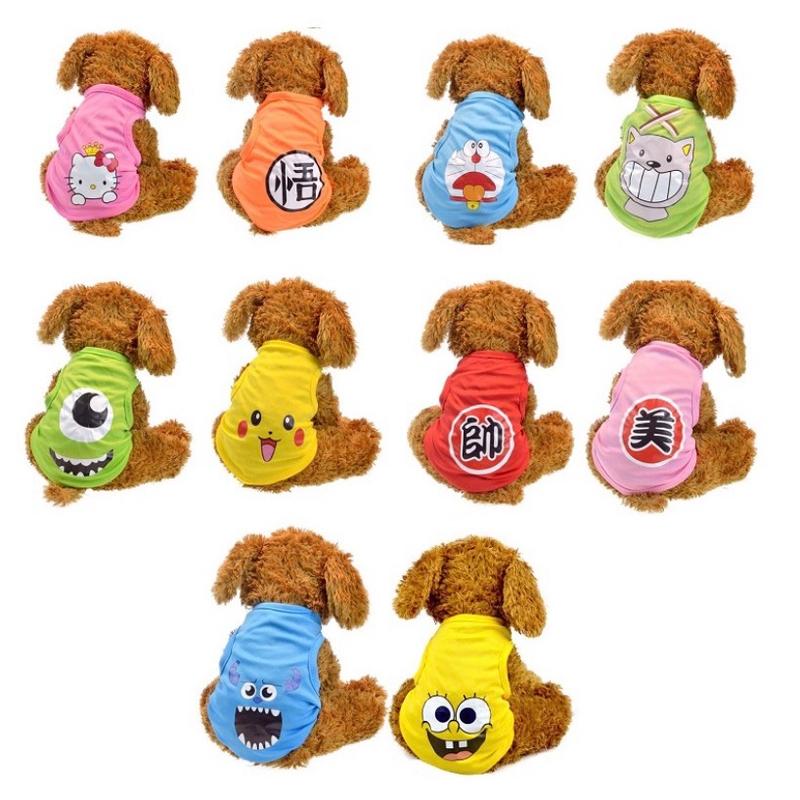 Combo 5 áo ba lỗ chó mèo đáng yêu Giao mẫu ngẫu nhiên