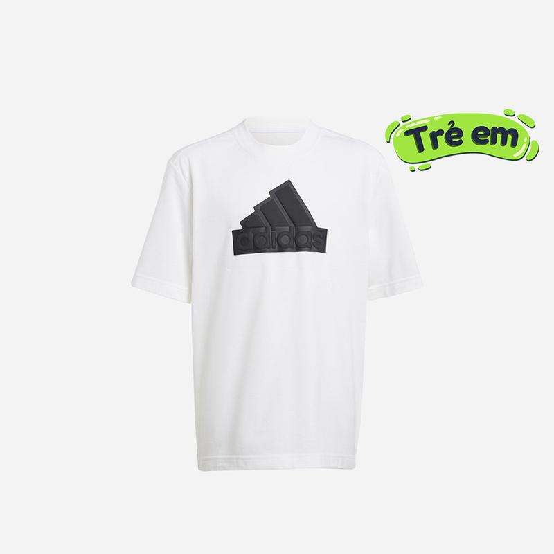 Áo Thun Trẻ Em Adidas Future Icons Logo Piqué - Trắng - IK9328 1